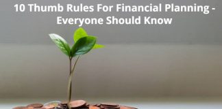 thumb rules for financial planning
